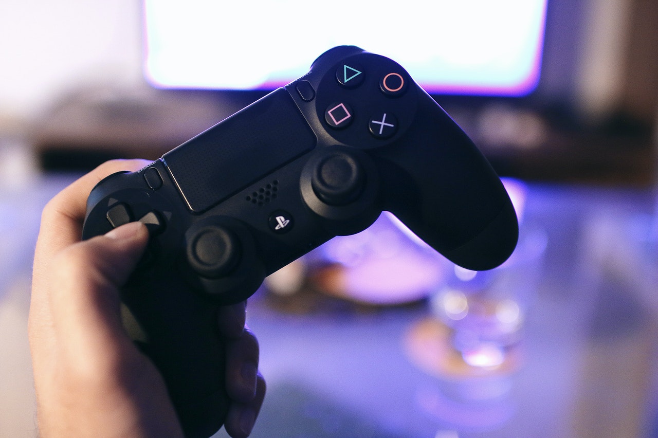 Black PS4 Dual Shock Controller